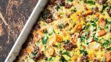 Sweet Potato Sausage Breakfast Casserole