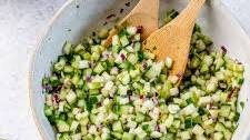 Sweet & Spicy Fresh Cucumber Salsa