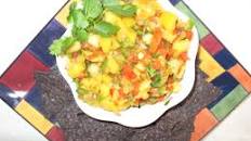 Sweet & Spicy Mango Pineapple Salsa