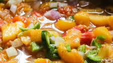 Sweet & Spicy Peach Salsa Canning Recipe