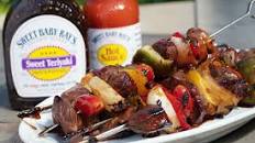 Sweet & Spicy Teriyaki Steak Kabobs