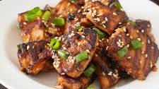 Sweet and Spicy Salmon Bites Recipe