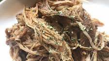 Sweet and Tangy Pulled Pork in the Slow Cooker