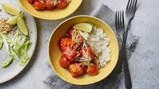 Sweet and spicy sticky tofu
