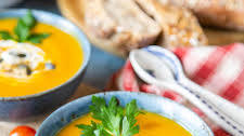 Sweet potato and carrot soup