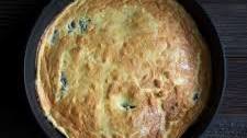 Swiss, Mushroom and Spinach Frittata