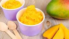 Taste of the Tropics Coconut Mango Frozen Yogurt
