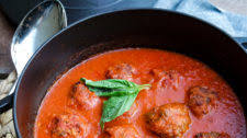 Tender Venison Meatballs with Red Sauce