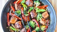 Teriyaki Salmon Stir Fry