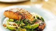 Teriyaki salmon with stir-fry vegetables