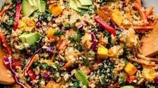 Thai Butternut Squash Quinoa Salad (Vegan)