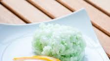 Thai Green Sticky Rice with Mango