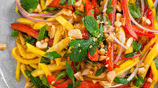 Thai Inspired Mango Salad In The Sun