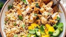 Thai Peanut Chicken Bowls