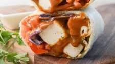 Thai Peanut Tofu Wrap