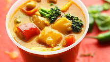 Thai Yellow Coconut Curry with Mango