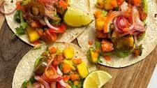 The BEST Fish Tacos with Mango Salsa (15 Minutes)