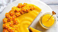 The BEST Mango Cheesecake