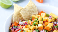The BEST Mango Habanero Salsa