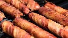 The Best Bacon Wrapped Hotdogs