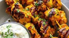 The Best Grilled Tandoori Chicken Skewers