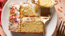 The Best Vanilla Yogurt Cake with Sprinkles