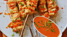 The Best Vegan Bang Bang Tofu Skewers