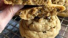Thick & Chewy Peanut Butter Chocolate Chip Cookies