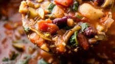 Thick & Hearty Minestrone Soup