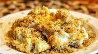 Three-Cheese Cauliflower Casserole