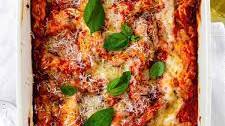 Three Cheese Lasagna (BEST Meatless Lasagna Recipe)