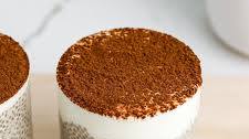 Tiramisu Chia Pudding (Healthy Breakfast Recipe)