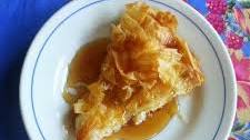 Tiropita - Greek Cheese Pie with Honey