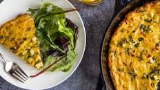 Tofu Frittata with Spinach and Peppers