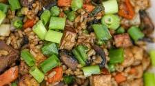 Tofu Mushroom Fried Rice