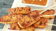 Tofu Satay with Peanut Sauce