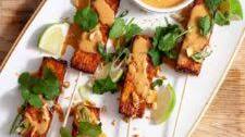 Tofu Satay with Peanut Sauce