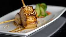 Tofu Skewers With Walnut Pesto