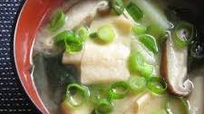 Tofu Skin Miso Soup