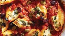 Tofu and Spinach Stuffed Shells