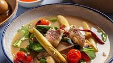Tom Yam Pla (Thai Spicy and Sour Soup with Fish)
