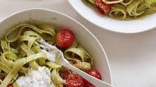 Tomato Basil Pasta with Burrata