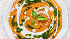 Tomato Soup With a Whole Head of Garlic