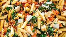 Tomato Spinach Chicken Pasta