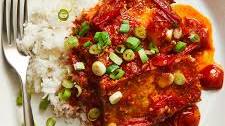 Tomato and Ginger Braised Tofu