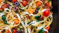 Tomato and Spinach Pasta