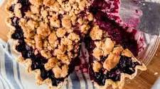 Triple Berry Crumble Pie