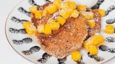Tropical Mango Almond Pancakes