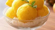 Tropical Mango Pineapple Sorbet in the Ninja Creami