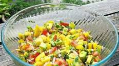 Tropical Salsa: Pico de Gallo all Dressed Up for a Party
